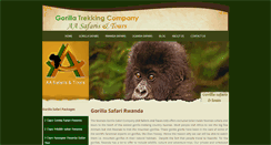 Desktop Screenshot of gorillasafarirwanda.com
