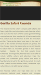 Mobile Screenshot of gorillasafarirwanda.com